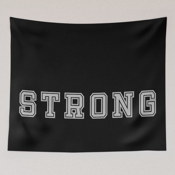 Item preview, Strong - light grey text designed and sold by gingerlouls.