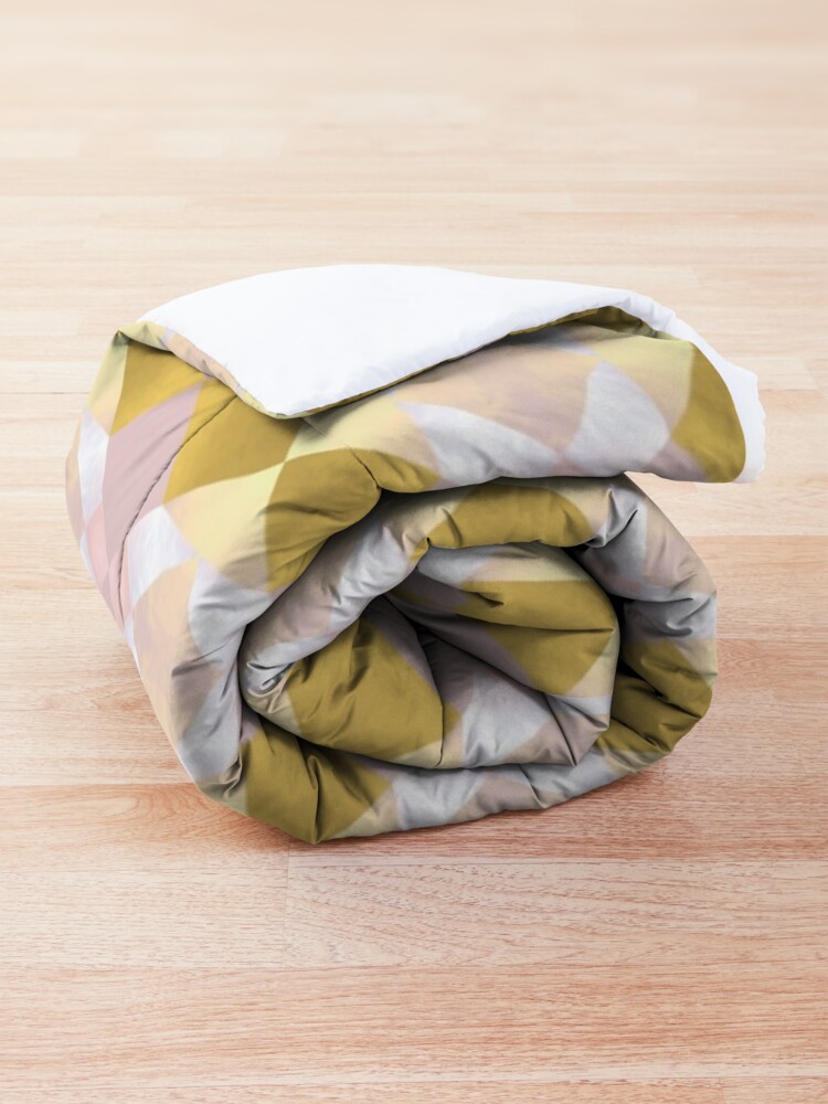 Alternative Ansicht von Diamant-bezauberndes Midcentury-Muster Tagesdecke