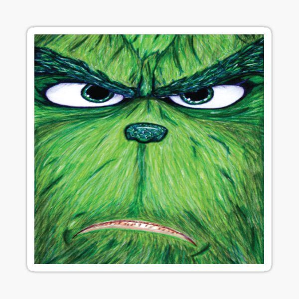 Green Christmas 1 Sticker