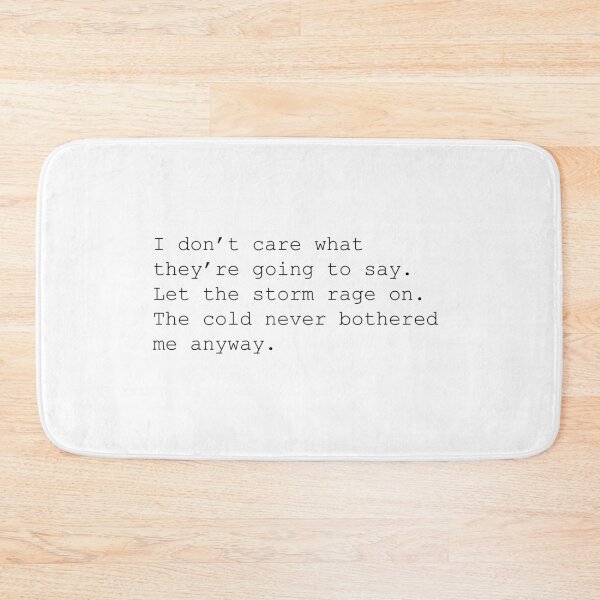 Item preview, cold never bothered me anyway designed and sold by aye-artdg.