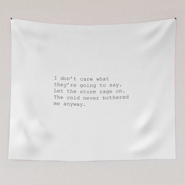 Item preview, cold never bothered me anyway designed and sold by aye-artdg.