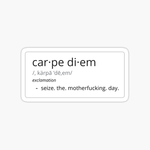 meaning of carpe diem