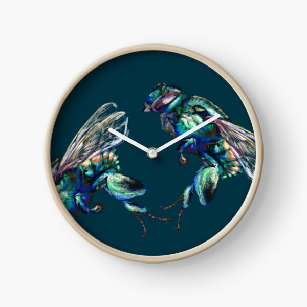 Zoom Orchid bee Horloge