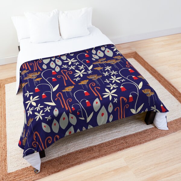 Bells and Blues Comforter