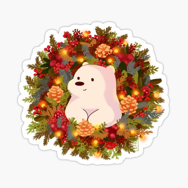 Icy Christmas Sticker