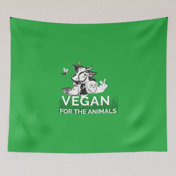 Item preview, vegan for The animals - Vegan of animals to love designed and sold by Motivium.shop.