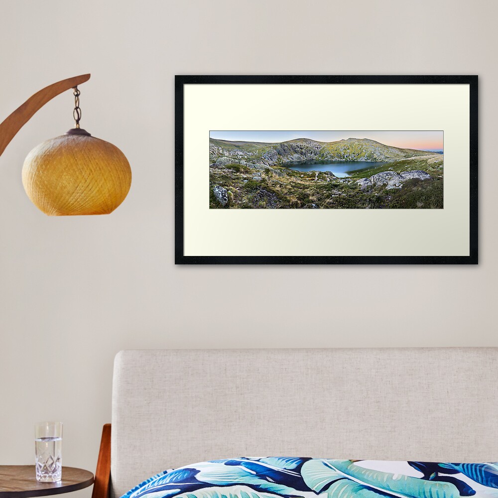 Blue Lake, Kosciusko National Park, Australia Framed Art Print