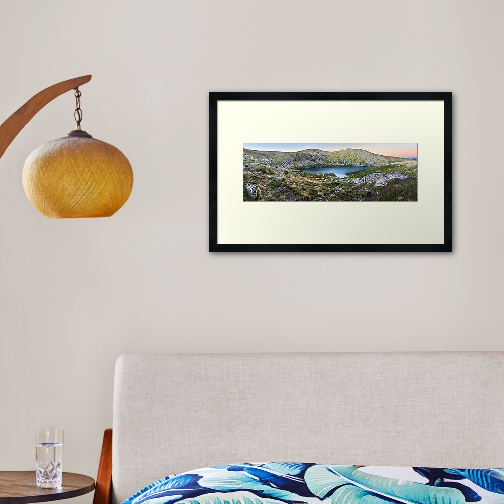 Blue Lake, Kosciusko National Park, Australia Framed Art Print