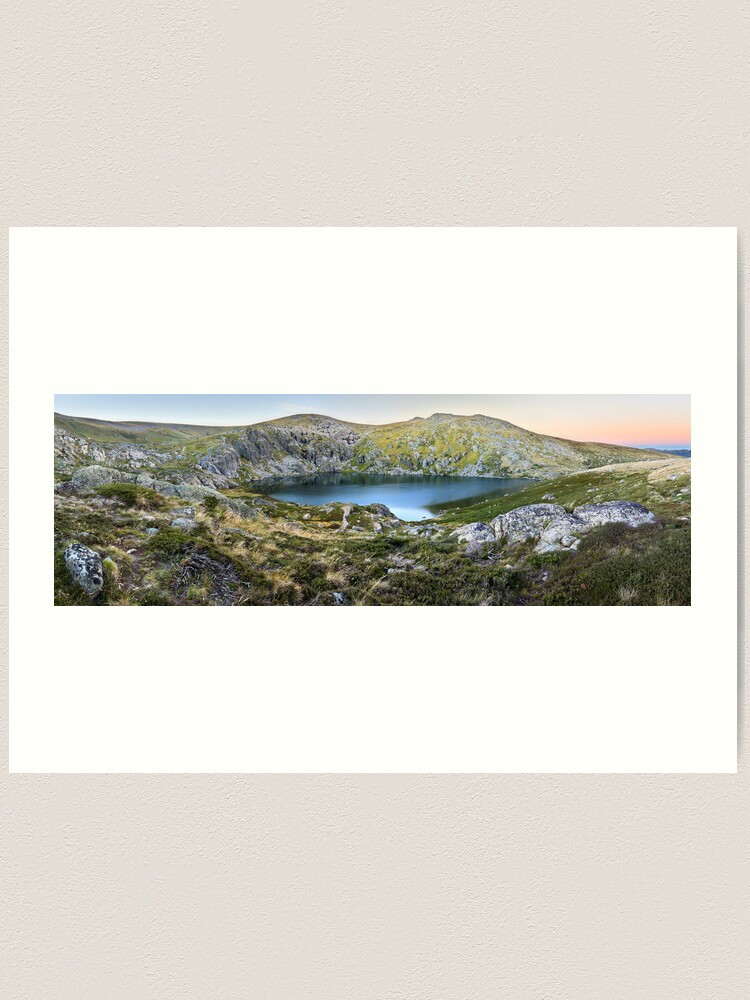 Alternate view of Blue Lake, Kosciusko National Park, Australia Art Print