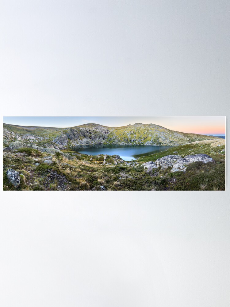 Alternate view of Blue Lake, Kosciusko National Park, Australia Poster