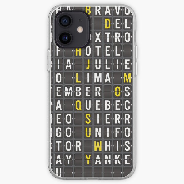 Alpha-Bravo-Charlie Funda blanda para iPhone