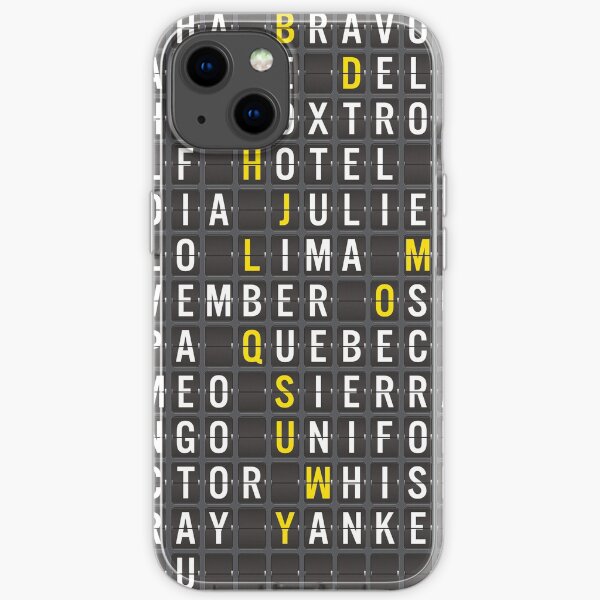 Alpha-Bravo-Charlie iPhone Soft Case