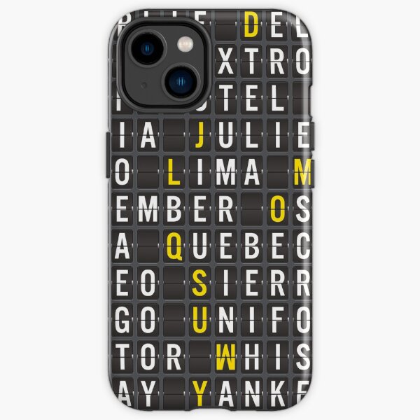 Alpha-Bravo-Charlie Funda resistente para iPhone