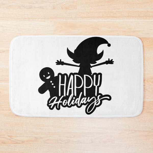 Item preview,  Happy Holidays Funny Gingerbread man and Elf Holiday Gifts designed and sold by marosharaf.