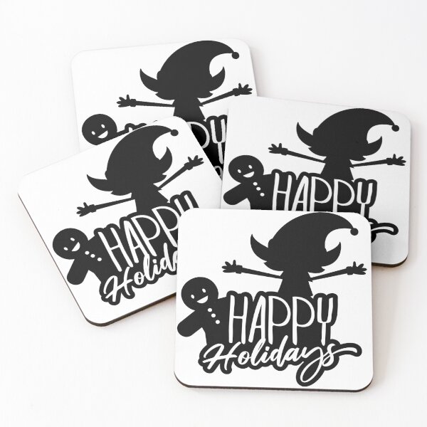 Item preview,  Happy Holidays Funny Gingerbread man and Elf Holiday Gifts designed and sold by marosharaf.