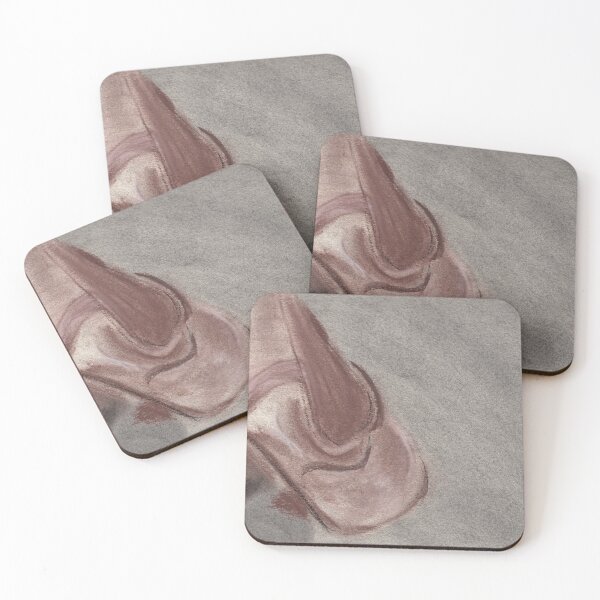 Item preview, Ballet Pink on Grey designed and sold by Clara Black Ink.
