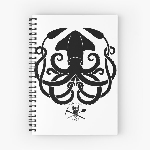Item preview, Knotwork Tusoteuthis Squid designed and sold by NDGSPaleo.