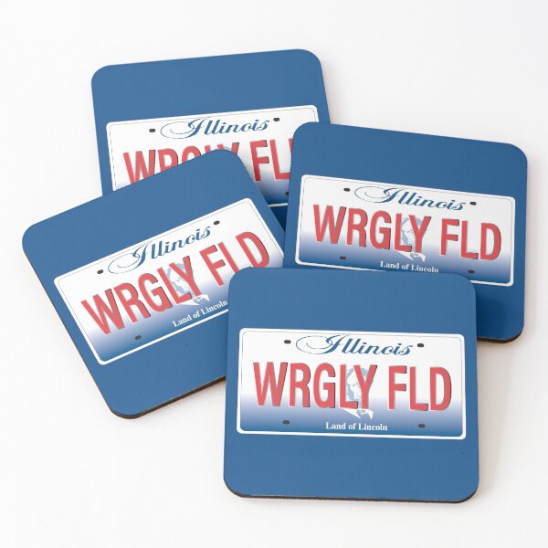 Item preview, Wrigley Field License Plate designed and sold by Rich Anderson.