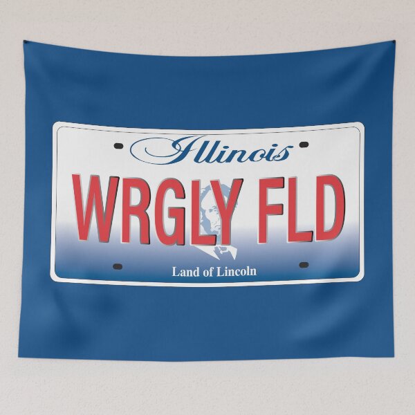 Item preview, Wrigley Field License Plate designed and sold by Rich Anderson.