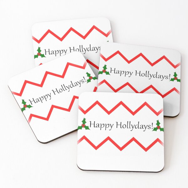 Item preview, Happy Holidays (Happy Hollydays) (Pattern) designed and sold by ACoolDuck.