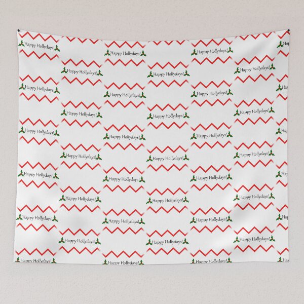 Item preview, Happy Holidays (Happy Hollydays) (Pattern) designed and sold by ACoolDuck.