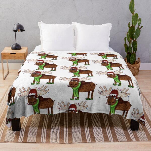 Item preview, Christmas moose pattern designed and sold by ArtsyEmma2.