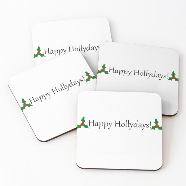 Item preview, Happy Holidays (Happy Hollydays) designed and sold by ACoolDuck.