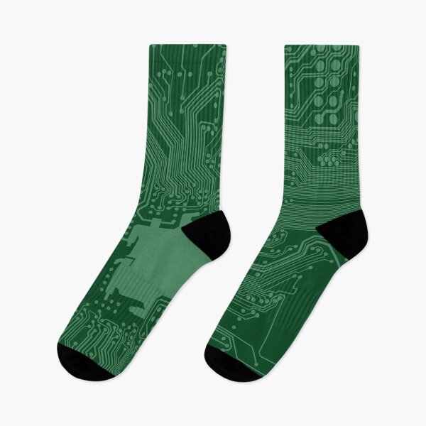 Item preview, Green Geek Motherboard Circuit Pattern designed and sold by livianasgifts.