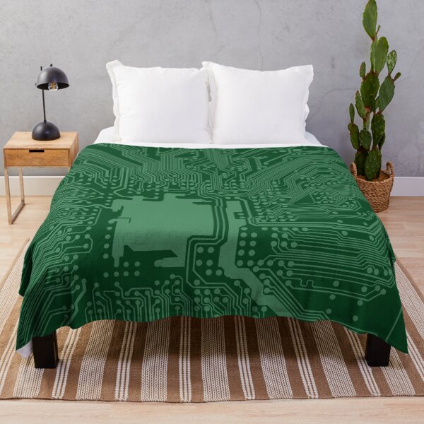 Item preview, Green Geek Motherboard Circuit Pattern designed and sold by livianasgifts.