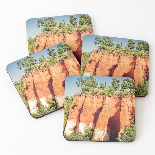 Item preview, Roussillon famous for its ochre hills, Provence, France designed and sold by ArtMarie.