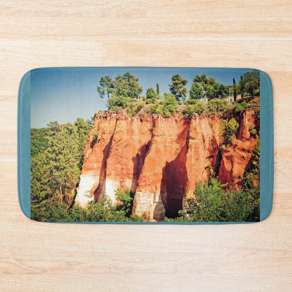 Item preview, Roussillon famous for its ochre hills, Provence, France designed and sold by ArtMarie.