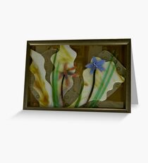 Pacific Kelp and Native Orchids Greeting Card