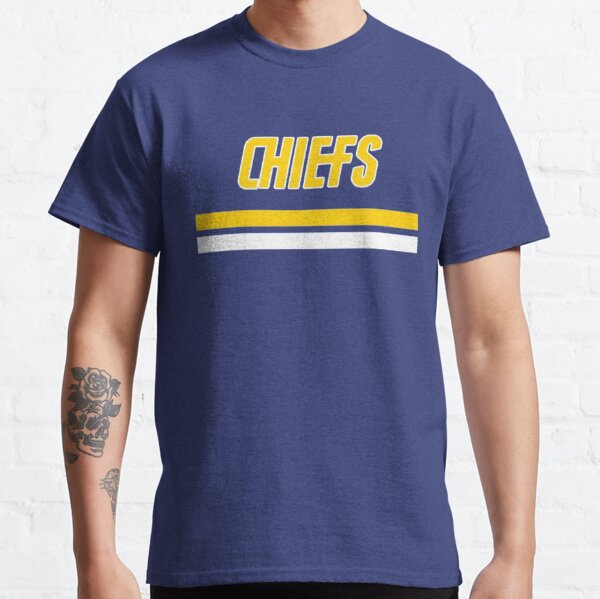 : Charlestown Chiefs Warrior - Slap Shot Hockey T-Shirt : Sports  & Outdoors