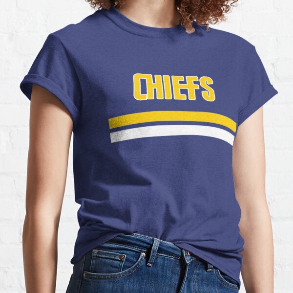 : Slap Shot Chiefs Logo Mens Heather Shirt ROYAL MD : Clothing,  Shoes & Jewelry