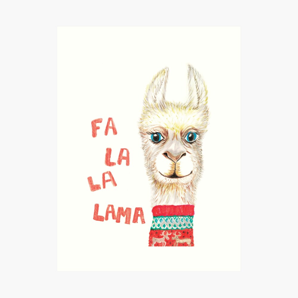 30% OFF La La La Llama Postcard - The Imagination Spot
