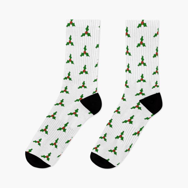 Item preview, Christmas Holly Pattern designed and sold by ACoolDuck.