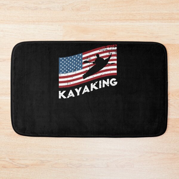 Item preview, USA Flag Kayaking Canoe Kayaker Paddling designed and sold by jeffded.
