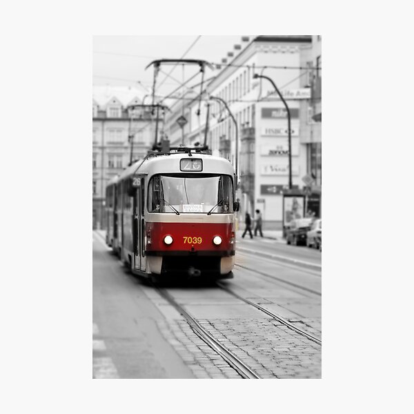 Prague Tram Photographic Print