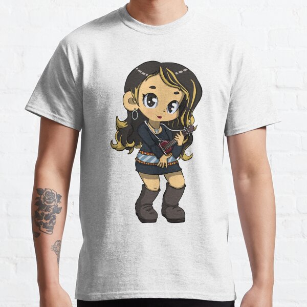 Hazie Ukulele Cartoon Character Design Classic T-Shirt