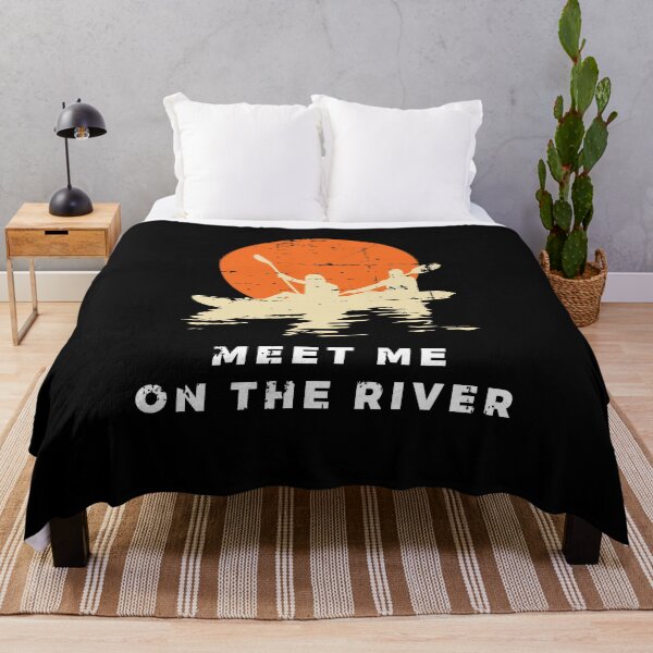 Item preview, Meet Me On The River Kayaking Canoe Kayaker Paddling designed and sold by jeffded.