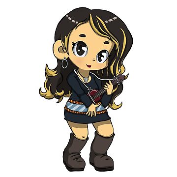 Artwork thumbnail, Hazie Ukulele Cartoon Character Design by Shan Shankaran