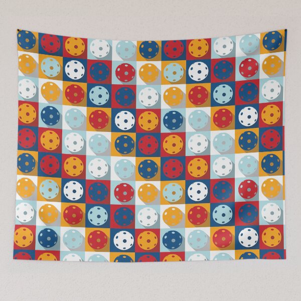 Item preview, Pickleball - pantone 2020 pattern in retro style designed and sold by EvieWoj.