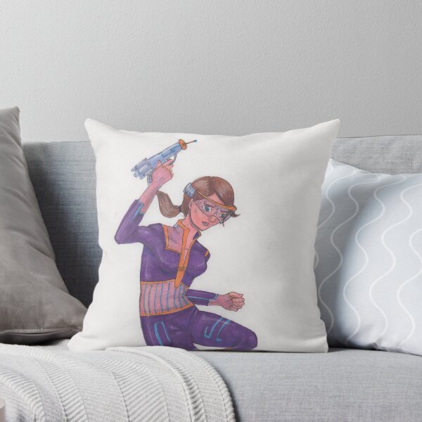 Item preview, Purple Sci-Fi Pinup Girl designed and sold by NimbusArt.