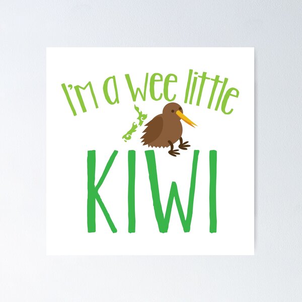 Item preview, I'm a WEE little kiwi with cute little kiwi bird designed and sold by jazzydevil.