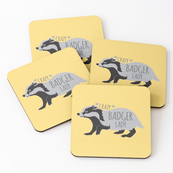 Item preview, Crazy Badger Lady designed and sold by jazzydevil.