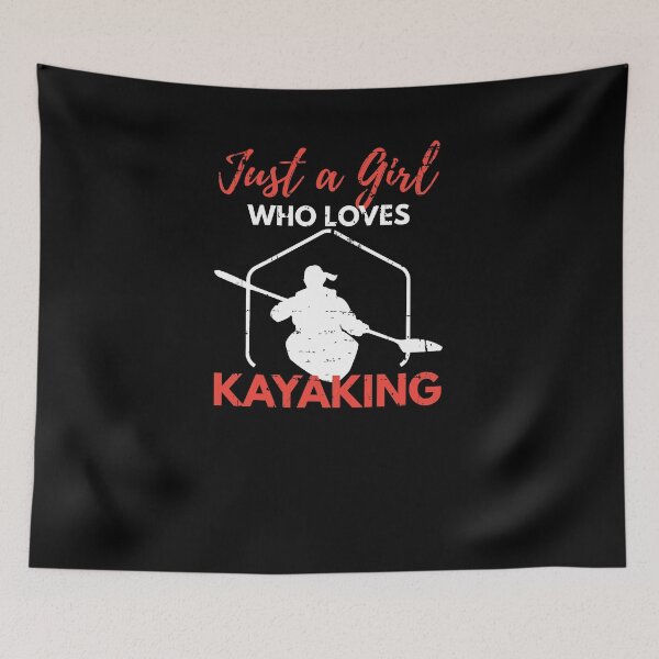Item preview, Just A Girl Who Loves Kayaking Canoe Kayaker Paddling designed and sold by jeffded.