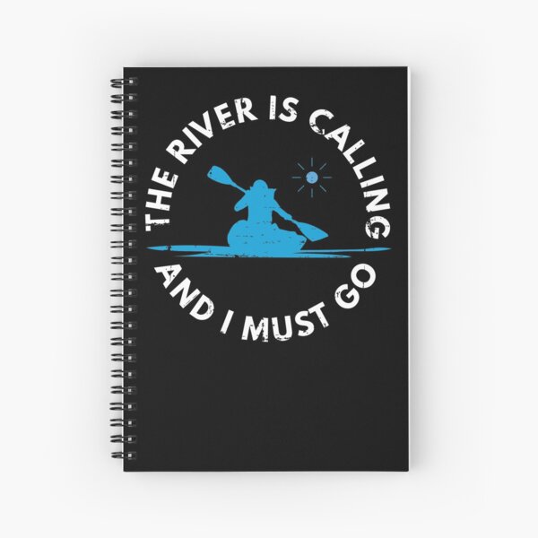Item preview, The River Is Calling Kayaking Canoe Kayaker Paddling designed and sold by jeffded.