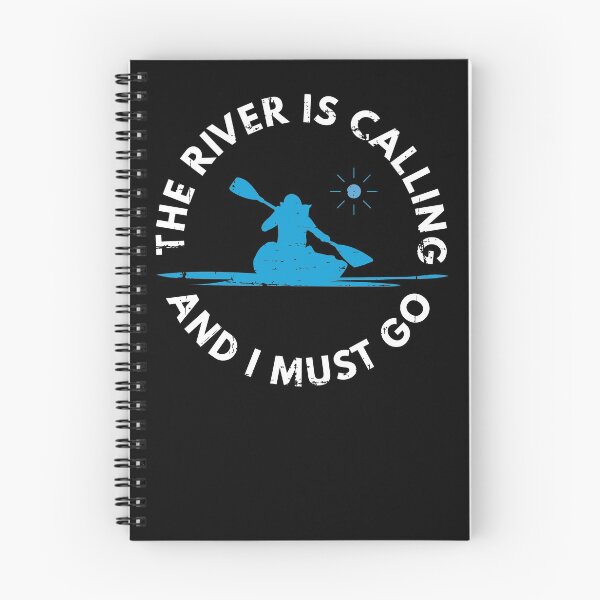 Item preview, The River Is Calling Kayaking Canoe Kayaker Paddling designed and sold by jeffded.