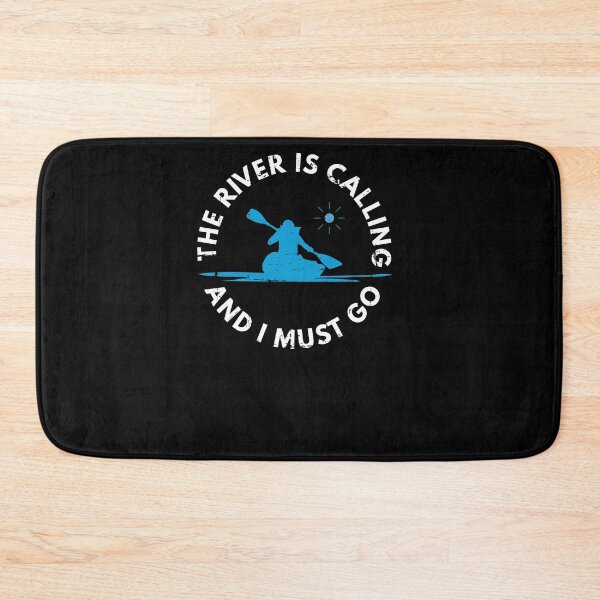 Item preview, The River Is Calling Kayaking Canoe Kayaker Paddling designed and sold by jeffded.
