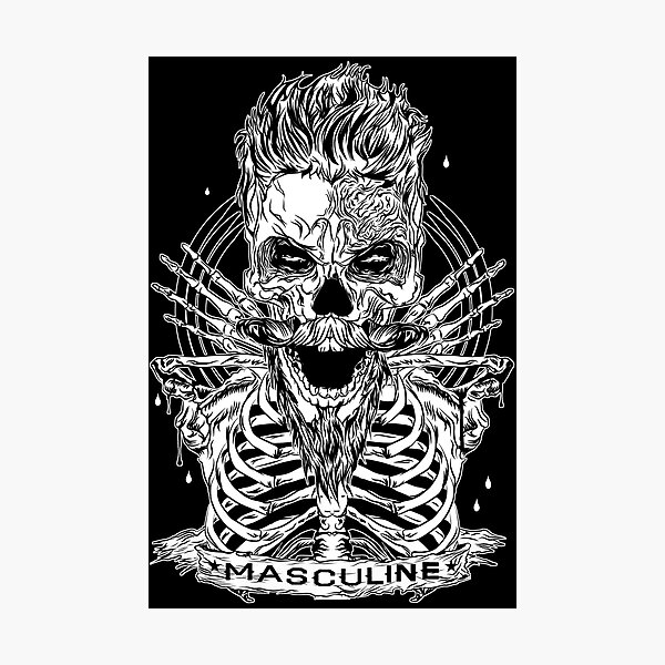 Item preview, MASCULINE MAN BLACK designed and sold by azieescansee.